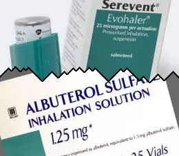 Serevent vs Albuteroli